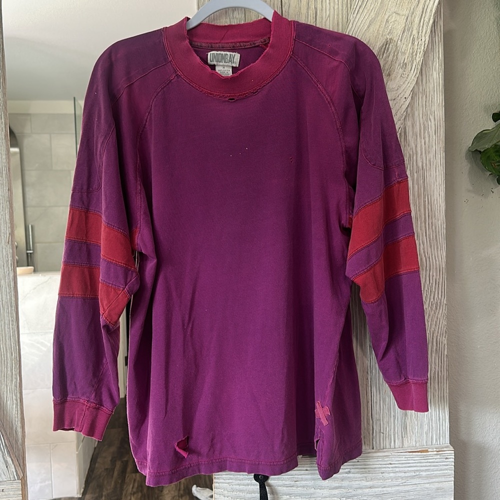 VINTAGE 90s UNIONBAY Oversized Long Sleeve Tee